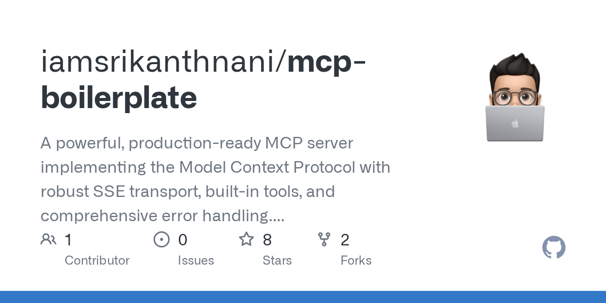 Srikanth nani MCP boilerplate project